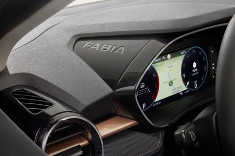 fabia interior detail