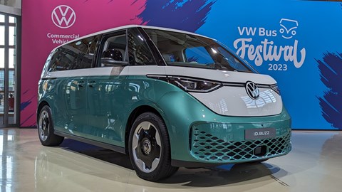 Long-wheelbase Volkswagen ID. Buzz makes European debut at VW Bus Festival  in Hanover