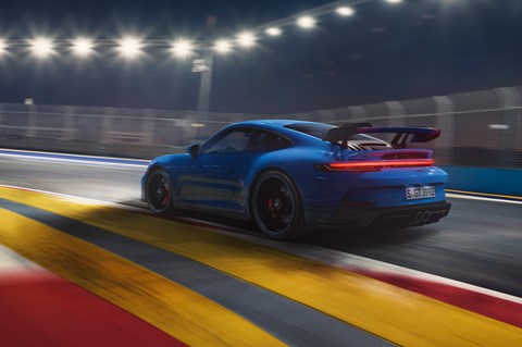 911 gt3 rear cornering