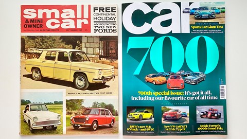 One of Keith's most prized collections is a complete run of CAR Magazine