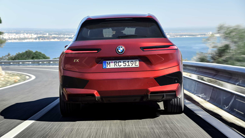 bmw ix red rear tracking