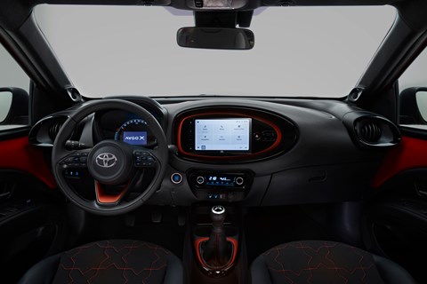 aygo x interior