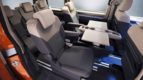 VW Multivan seats
