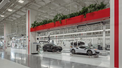 Ferrari electric factory inside
