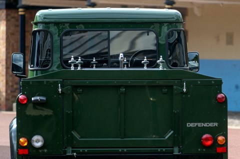 Special coffin-bearing spindles to hold the casket at the Duke of Edinburgh's funeral (Getty)