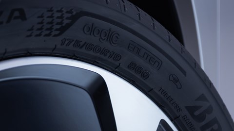 Bridgestone will mark its EV-specific tyres with a charging logo