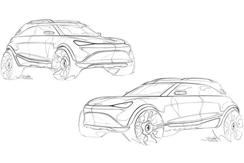 smart esuv sketch