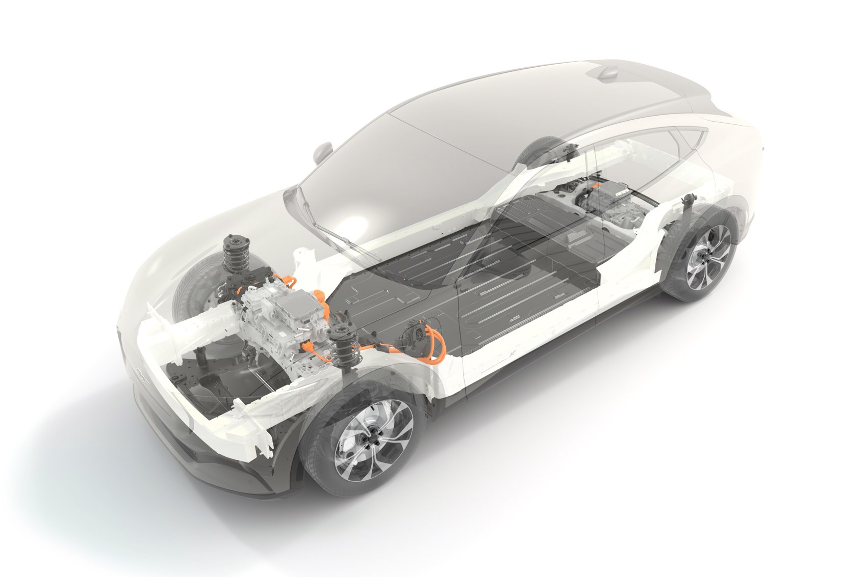 vhbw passend für Ford Focus Hybrid, Mustang Mach-E, Kuga PHEV, Explorer  Elektro-Kabel