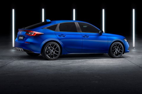 civic rear blue