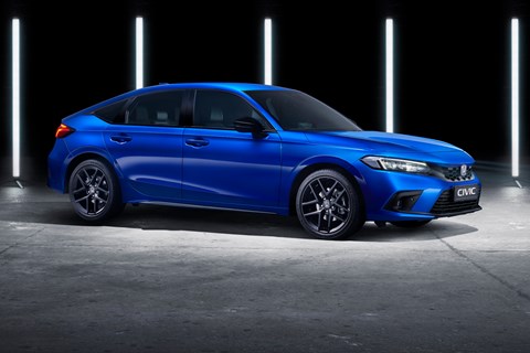 civic front blue