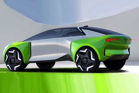 Vauxhall electric cars - Manta EV design sketch