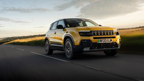 Jeep Avenger exterior yellow