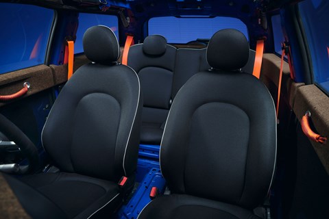 mini strip interior seats
