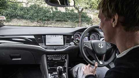 ‘Luton, we have a problem.’ Should James crash into that wall, Vauxhall will scramble help 