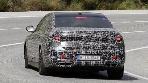 BMW 7-Series facelift - rear and camo