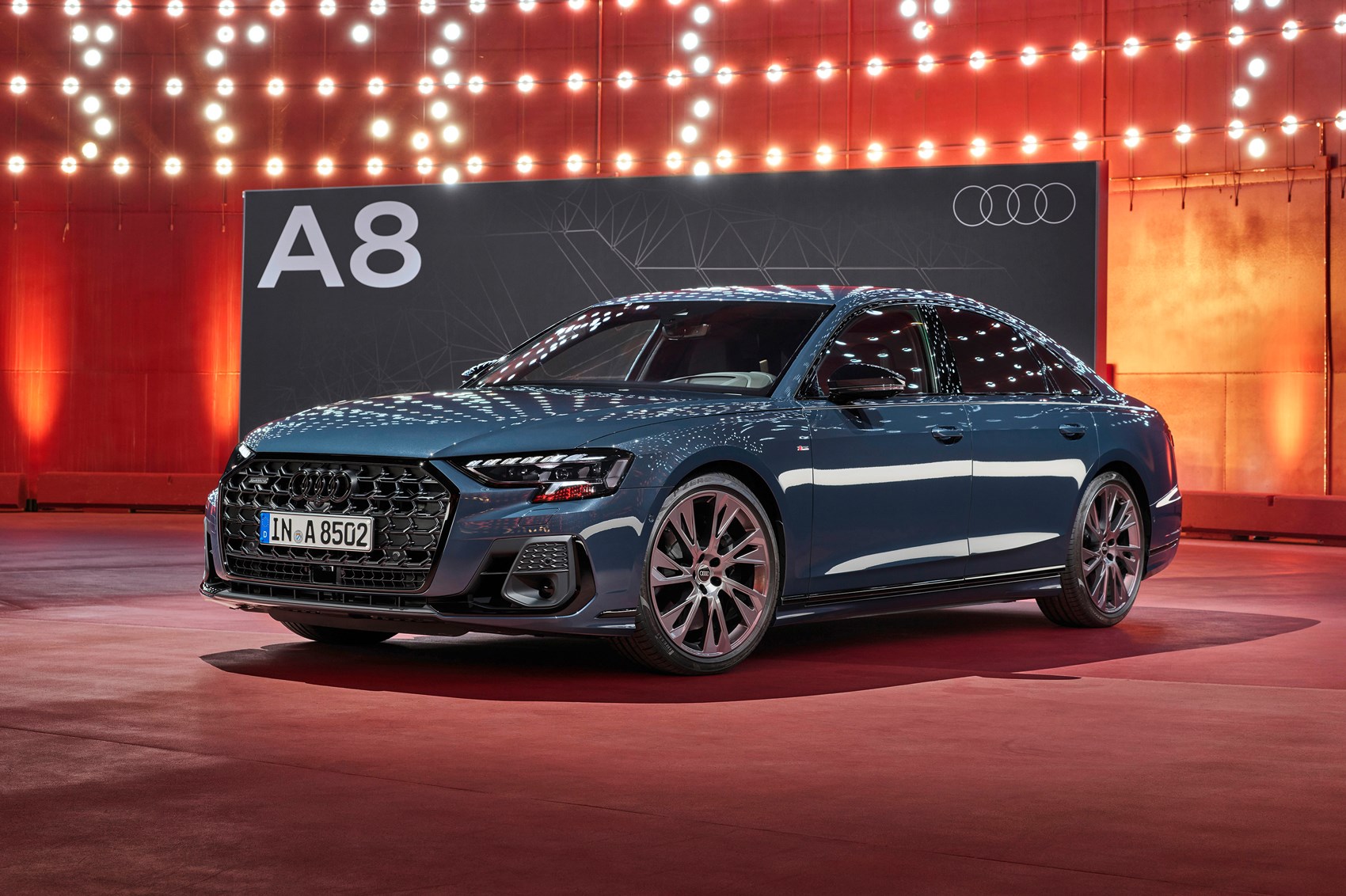 This is the newly facelifted Audi A8