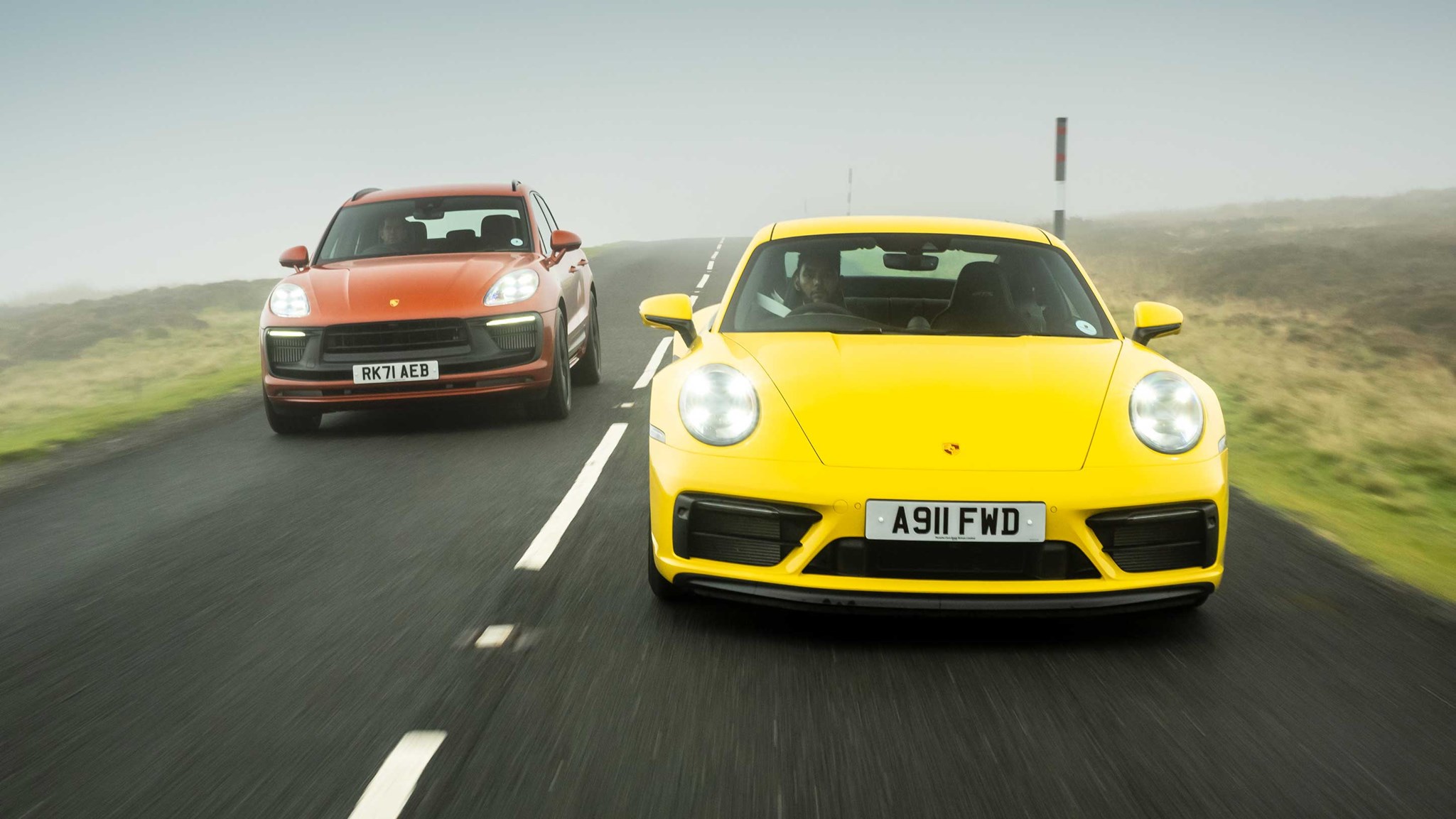 Porsche GTS shoot-out: 992 vs Macan | CAR Magazine