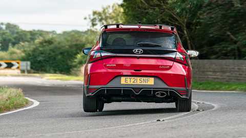 Our Hyundai i20N indulging in some tripodding