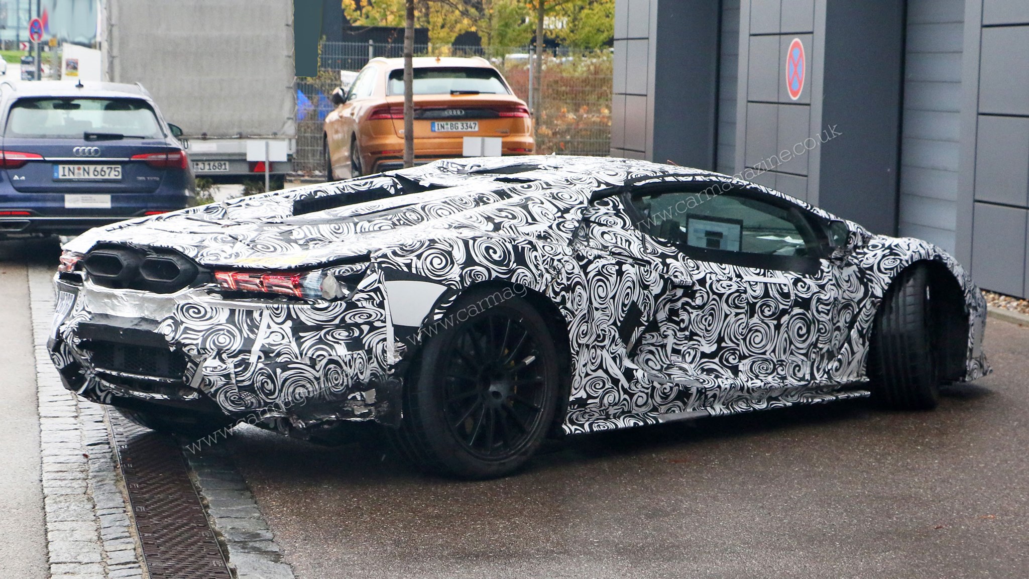 Lamborghini Aventador Successor Forthcoming V12 Hybrid Spied Again Car Magazine 9961