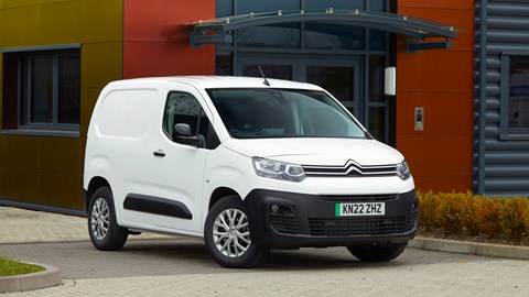 Citroen e-Berlingo parked front view