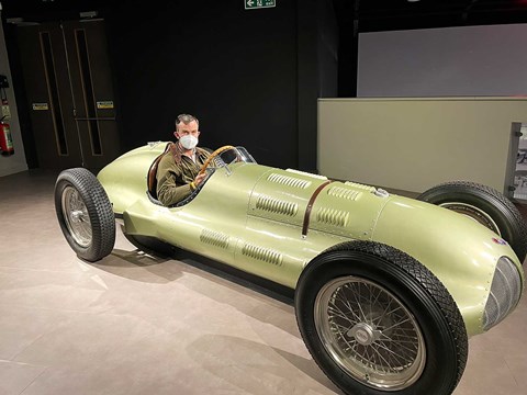 CAR's Tim Pollard visiting the new Silverstone Interactive Museum