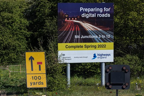 Digital, 'smart' motorways: the future? (Getty)