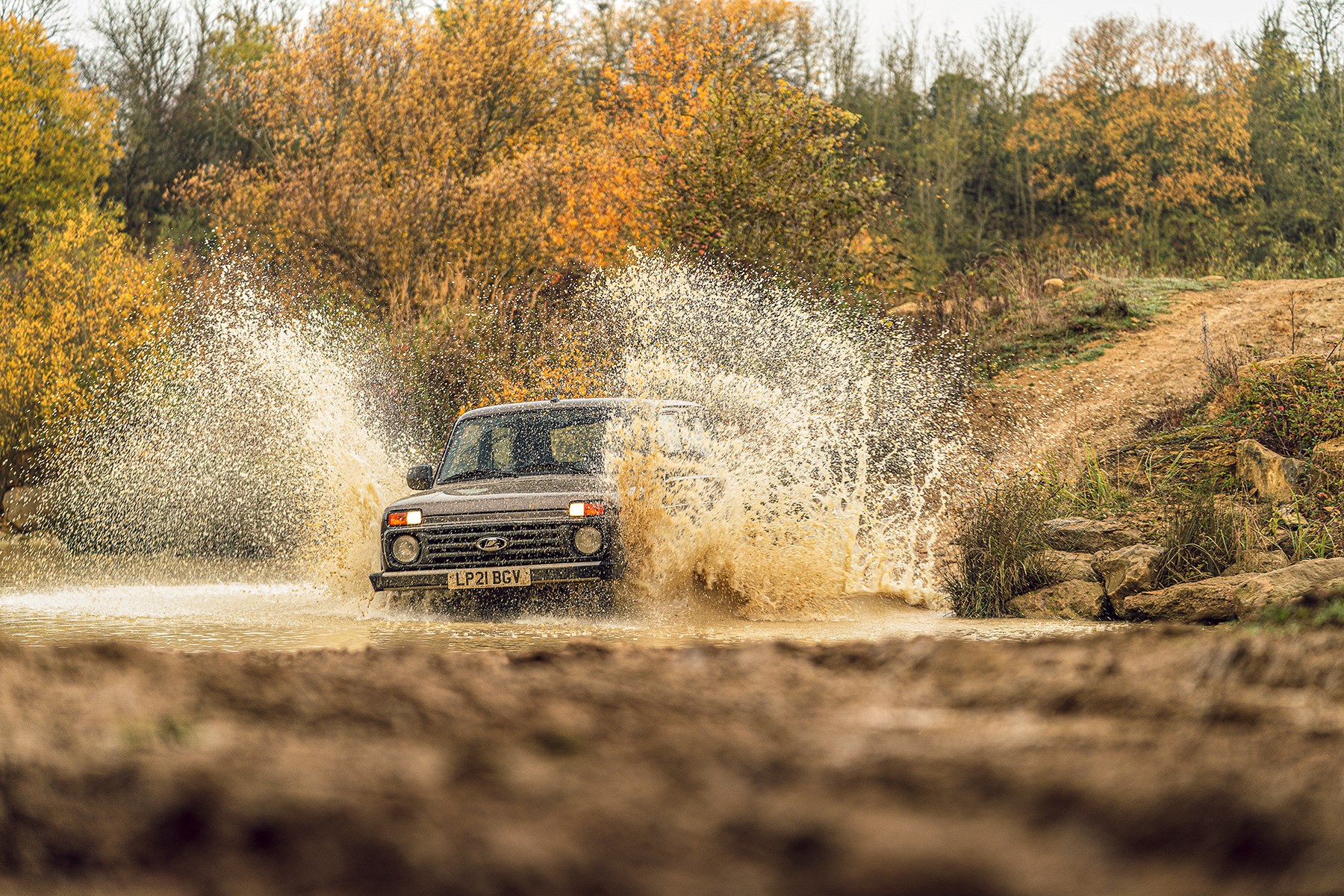 Off-roading my Lada Niva in a mining quarry was as absurd, and