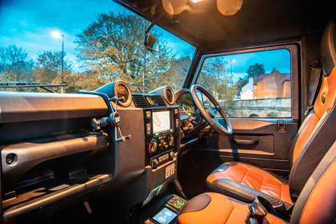 twisted electric defender interior