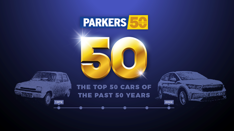 Our sister website Parkers is marking its 50th birthday