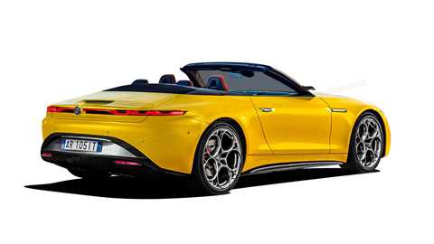 The new Alfa Romeo Spider is going all-electric (artist's impression by Avarvarii)