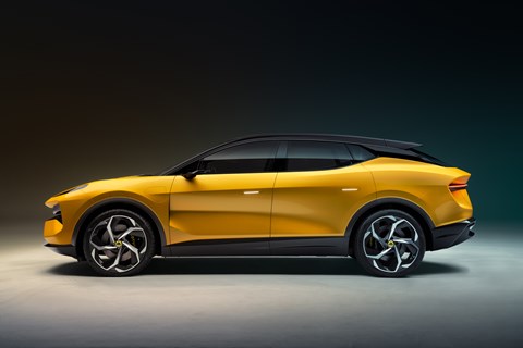 lotus suv side profile