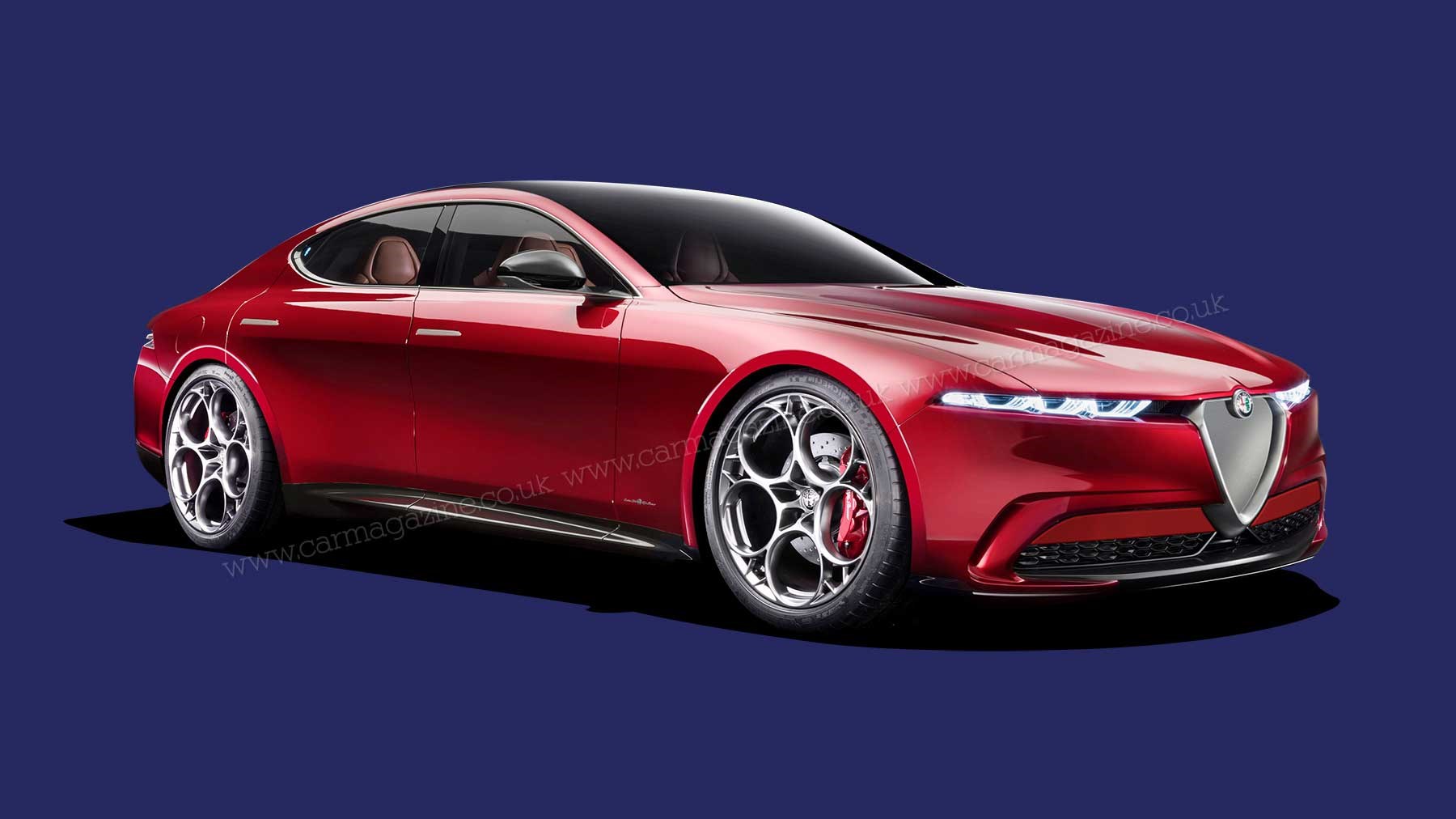 New 2025 Alfa Romeo Giulia Quadrifoglio EV CAR Magazine