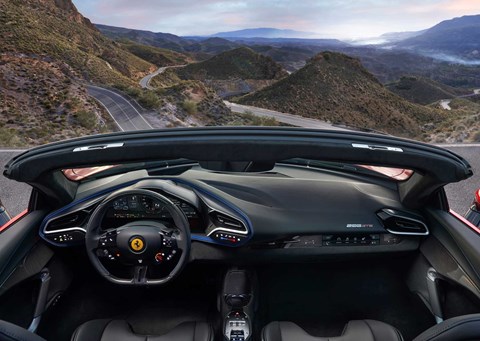 View of the cabin, Ferrari 296 GTS