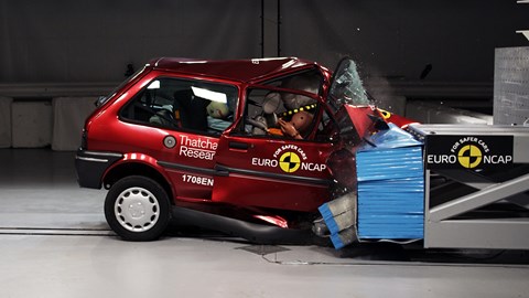 Rover 100 crash test