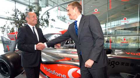 Ron Dennis hands over the baton to Martin Whitmarsh. He'll now be focusing on McLaren Automotive's new P11 and other road cars