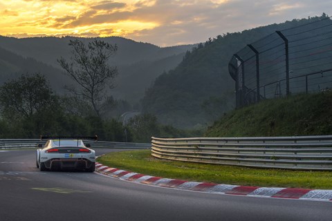 Racing at the Nurburgring Nordschleife