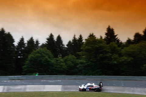 Racing at the Nurburgring Nordschleife