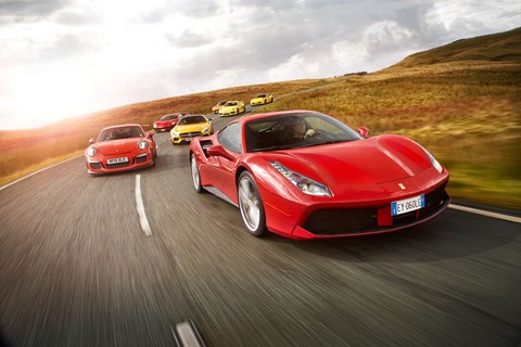 Sports Car Giant Test 2015: 64 cylinders, 4493bhp