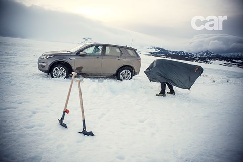 What happens if you go camping in a Land Rover Disco Sport in the Arctic