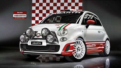 Fiat 500 Abarth rally car