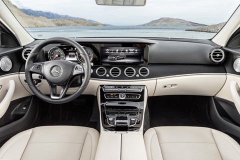Mercedes E-class interior