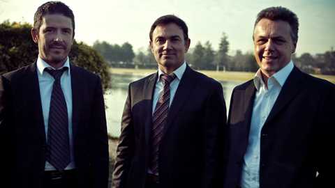 New design directors for Peugeot and Citroën: Gilles Vidal at Peugeot (left), PSA design chief Jean-Pierre Ploué (middle) and Thierry Metroz at Citroën (right)