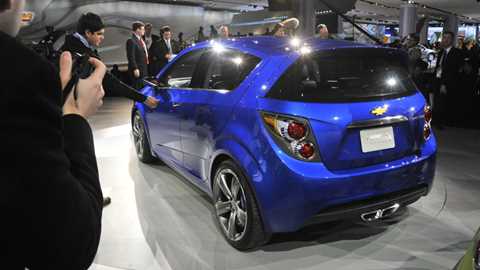 Chevrolet Aveo RS at Detroit motor show 2010