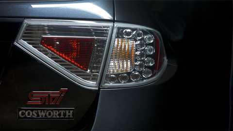 The new Subaru Impreza STI tuned by Cosworth. Promises to be a very hot hatch