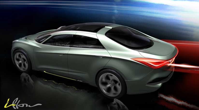 Hyundai i-flow concept previews 2011 i40