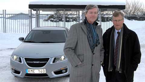 Victor Muller (left) and Jan Åke Jonsson: the new men running Saab