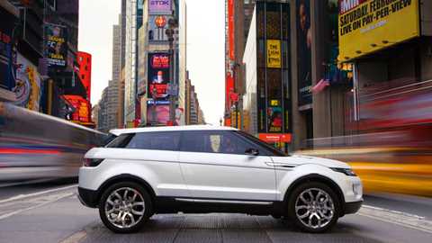 The new compact Range Rover will offer 2wd and sub 130g/km of CO2