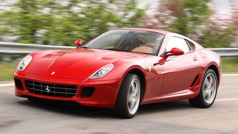 The Ferrari 599 GTB, the basis for the new roadster