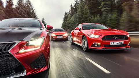 It's V8 grunt vs straight six turbo