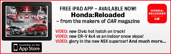 Honda reloaded iPad app - FREE download